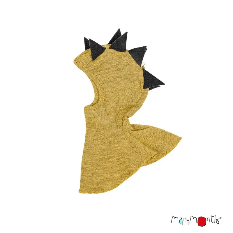 Natural Woollies Dino Hood Balaclava by ManyMonths