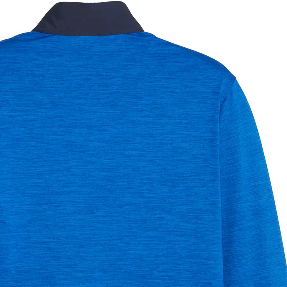 Puma Cloudspun Colour Block 1/4 Zip Pullover - Navy Blazer/Future Blue Heather