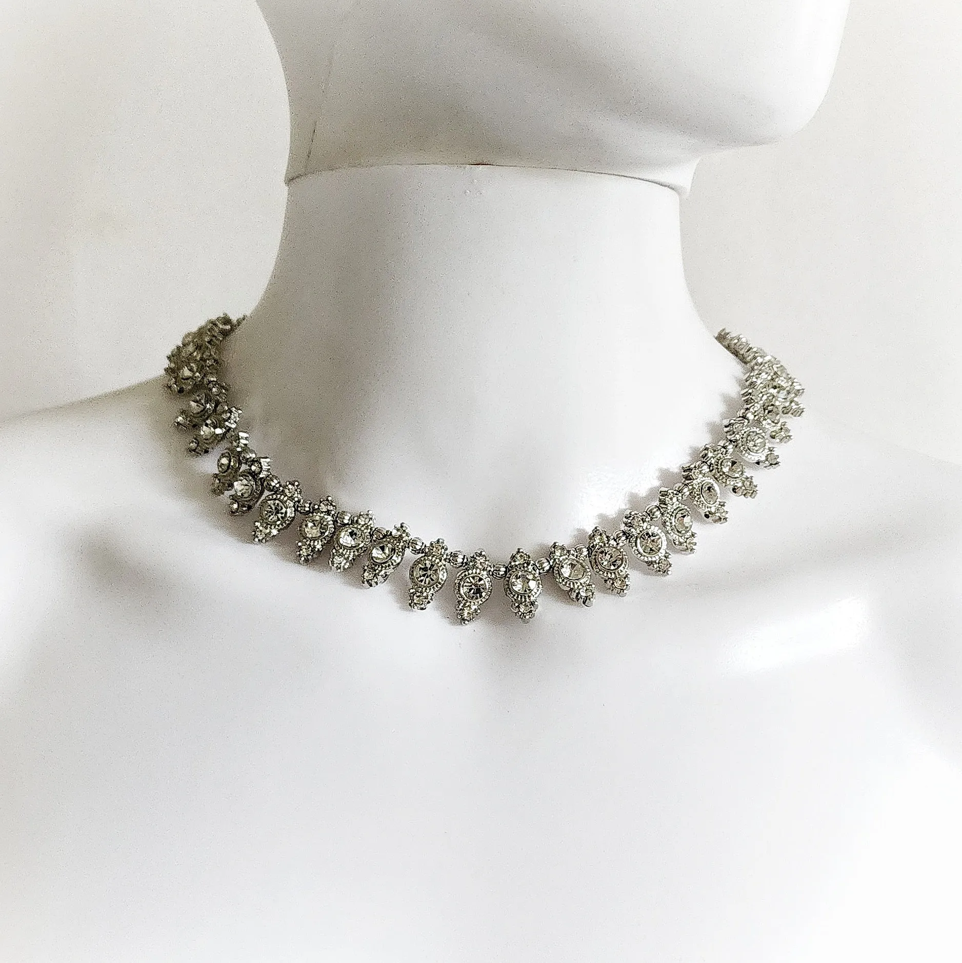 Royal Rhinestone Collar Necklace Fantasy Jewelry