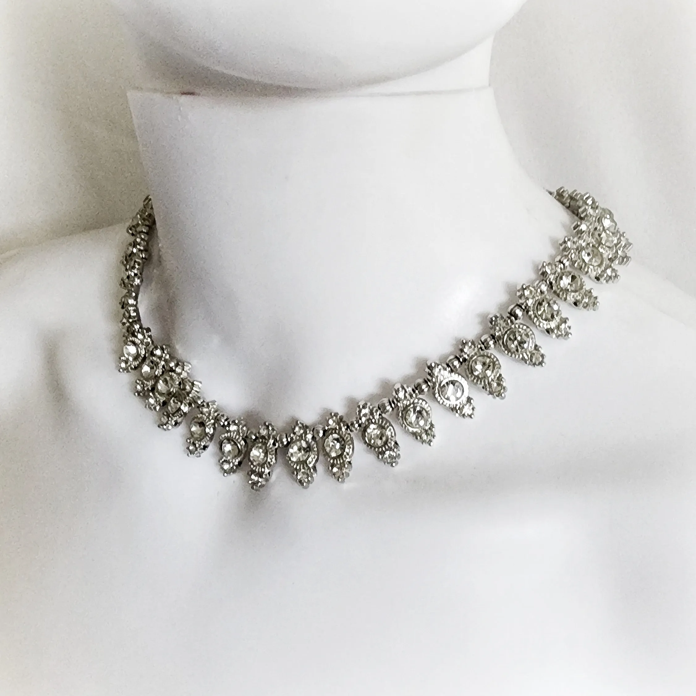 Royal Rhinestone Collar Necklace Fantasy Jewelry