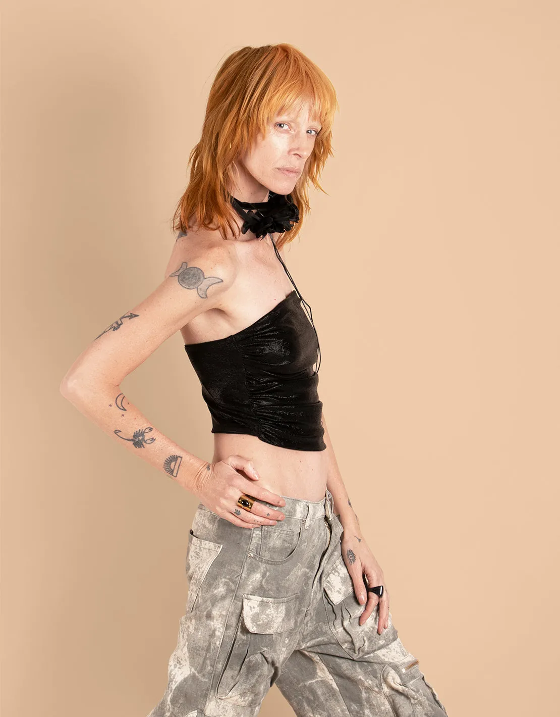 Ruched tube top