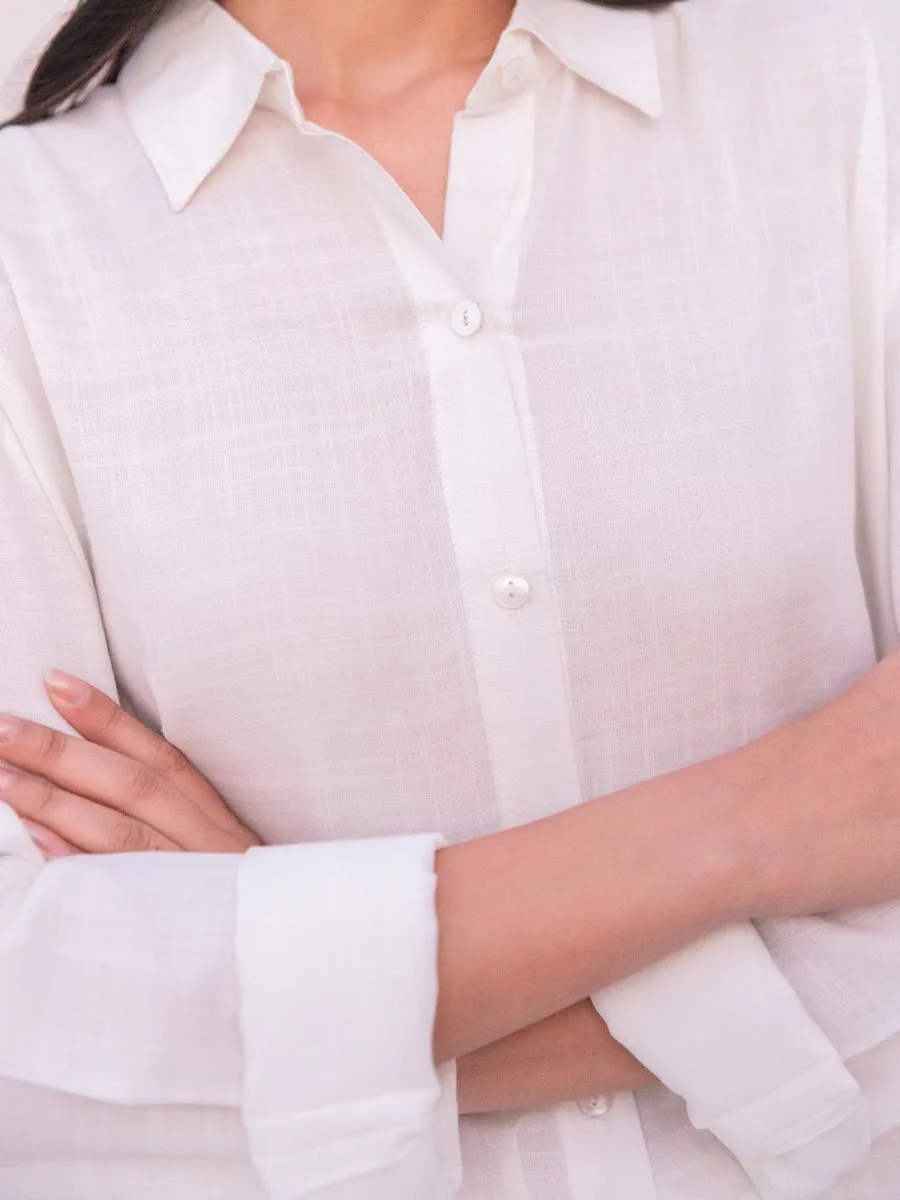 Set of 2 - Fiona Ivory Shirt and Pants