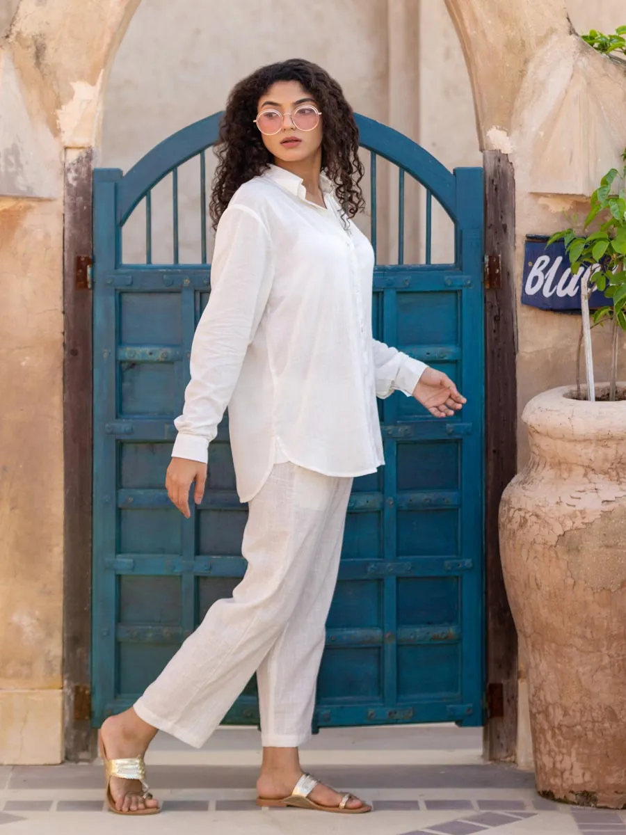 Set of 2 - Fiona Ivory Shirt and Pants