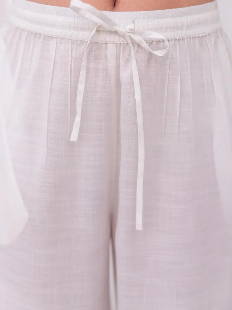 Set of 2 - Fiona Ivory Shirt and Pants