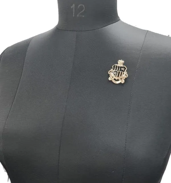Shirrel Shield Brooch
