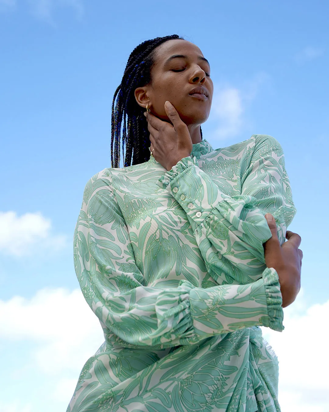 Silk Kelly Blouse PROTEA