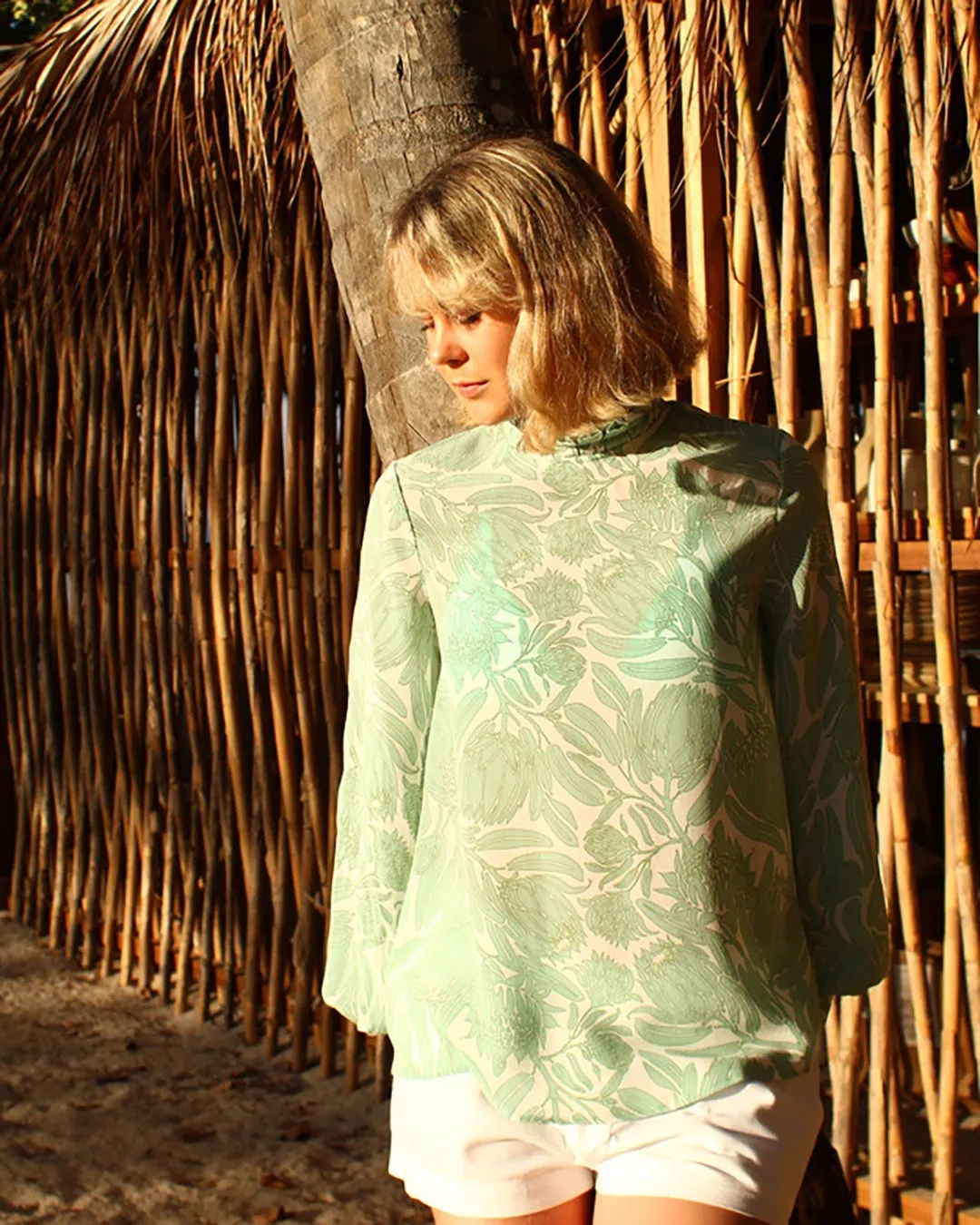 Silk Kelly Blouse PROTEA