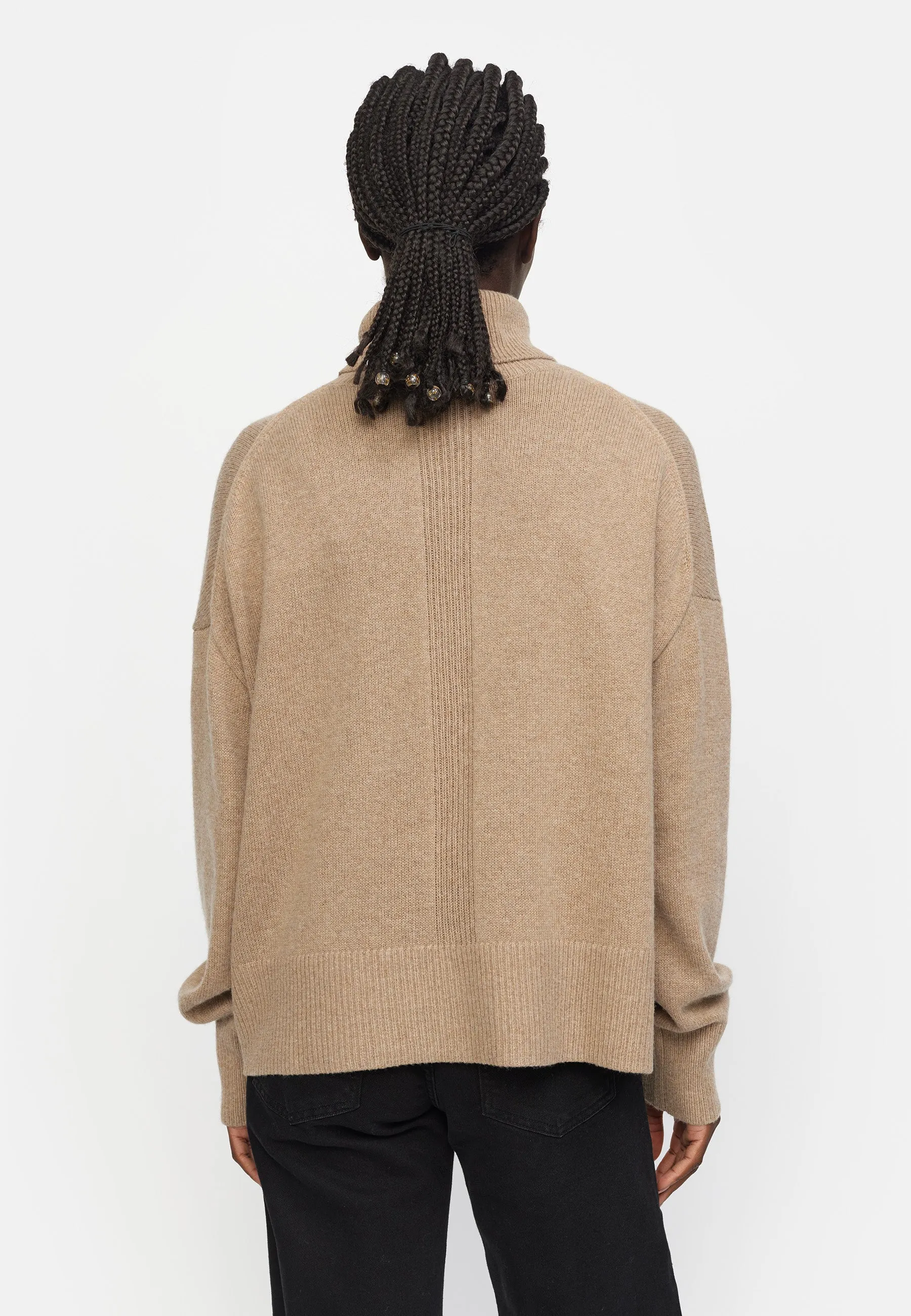 SRLuni Rollneck Knit - Oatmeal Melange