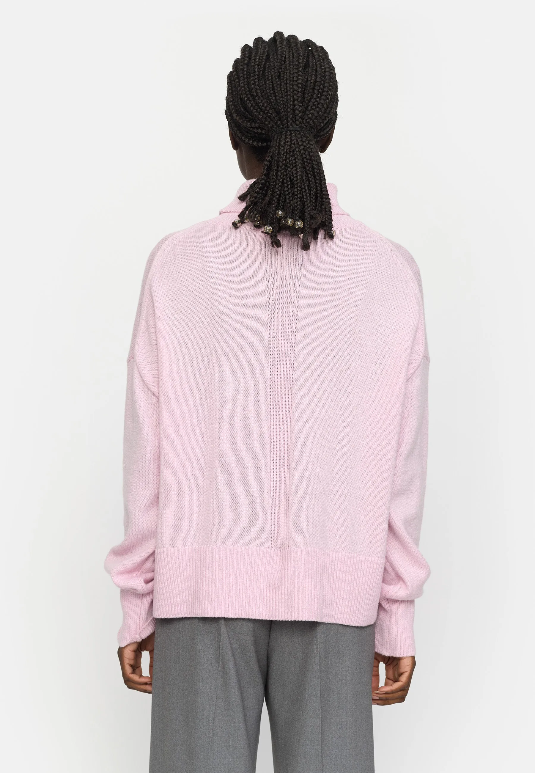 SRLuni Rollneck Knit - Roseate Spoonbill Melange