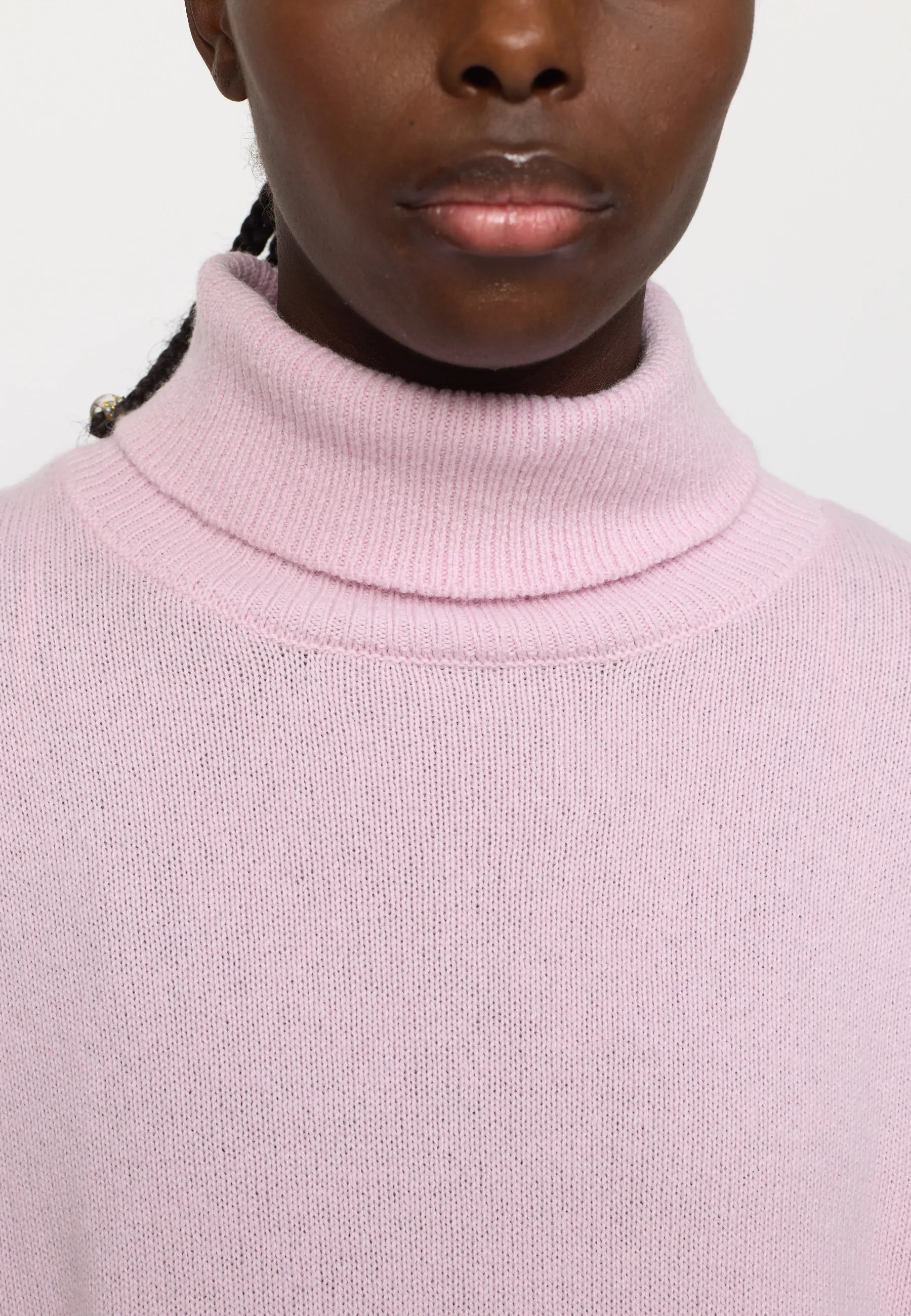 SRLuni Rollneck Knit - Roseate Spoonbill Melange