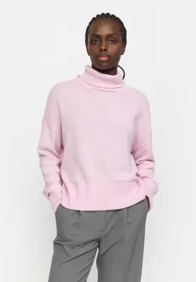 SRLuni Rollneck Knit - Roseate Spoonbill Melange