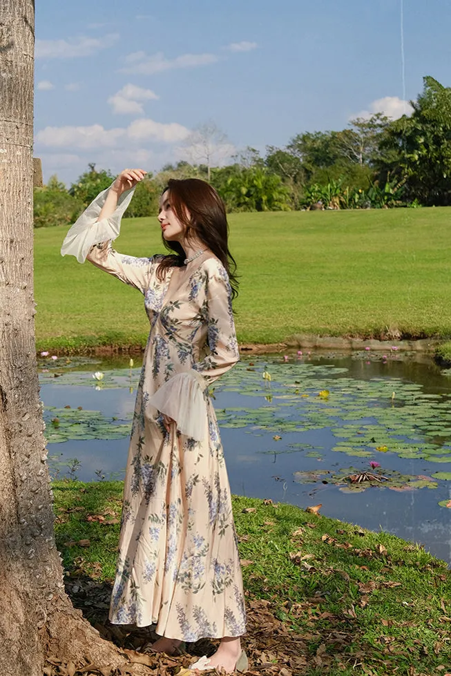 ST | Wisteria Ribbon Maxi Dress