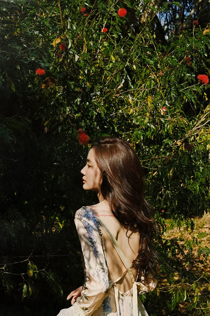 ST | Wisteria Ribbon Maxi Dress