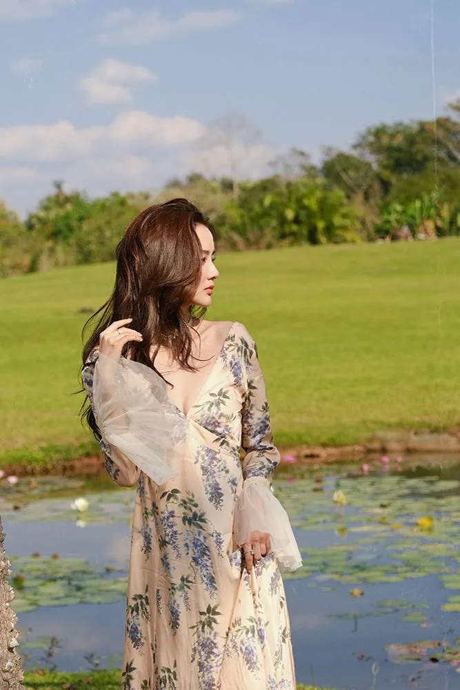 ST | Wisteria Ribbon Maxi Dress