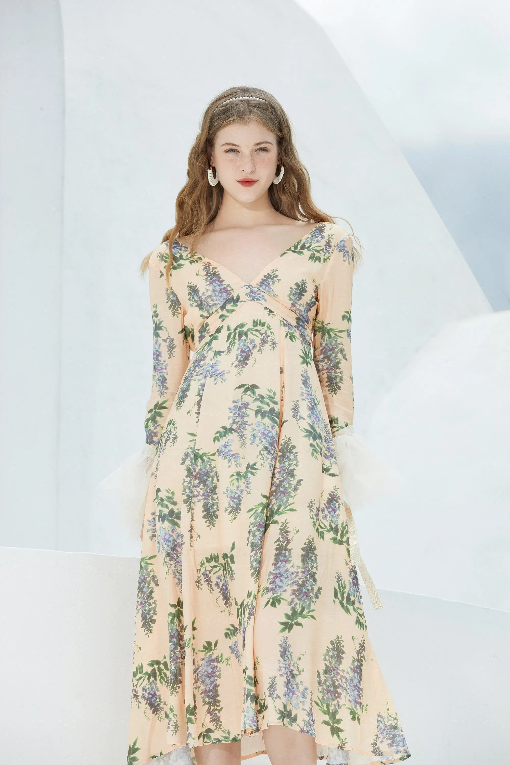 ST | Wisteria Ribbon Maxi Dress
