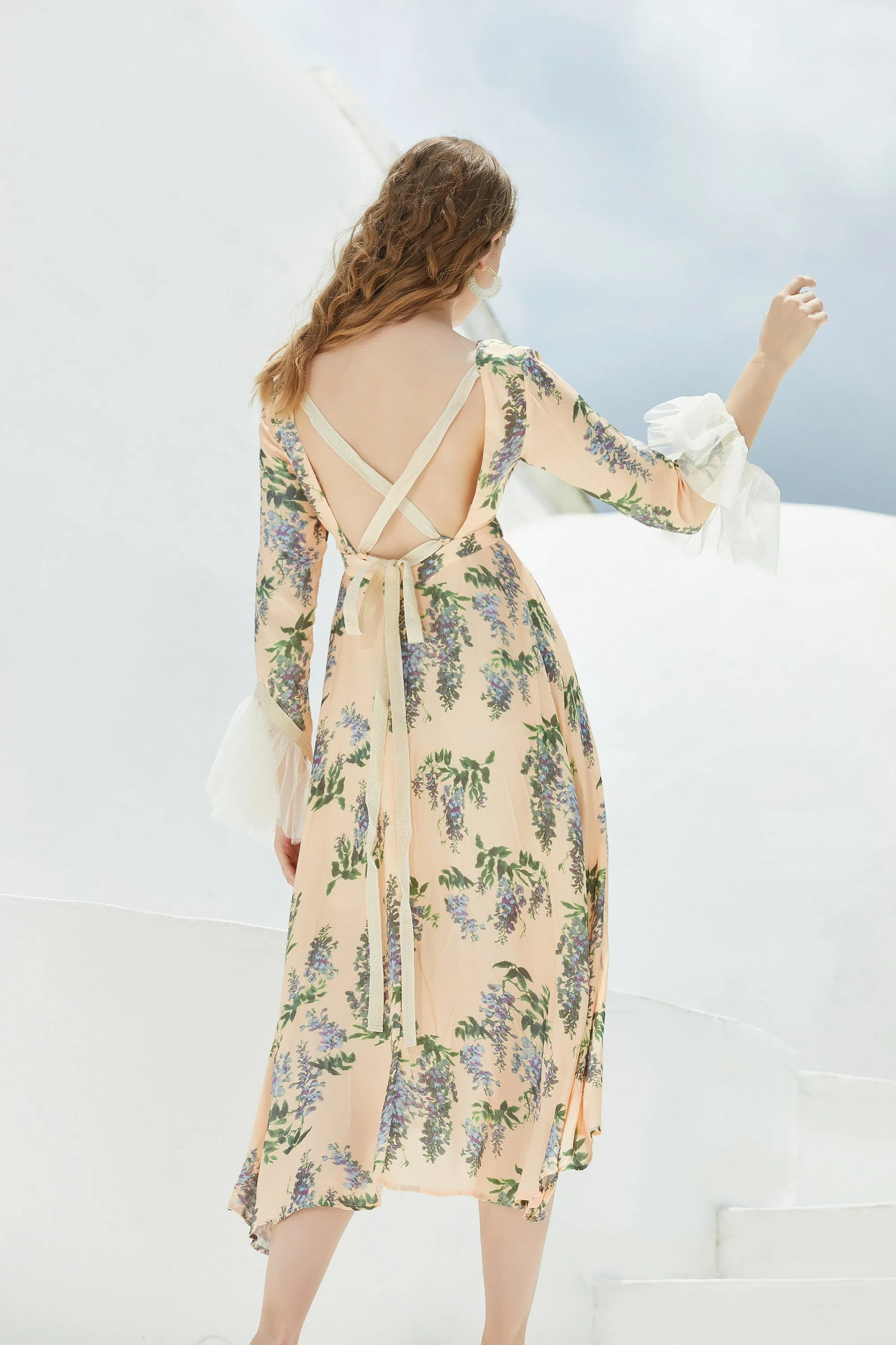 ST | Wisteria Ribbon Maxi Dress