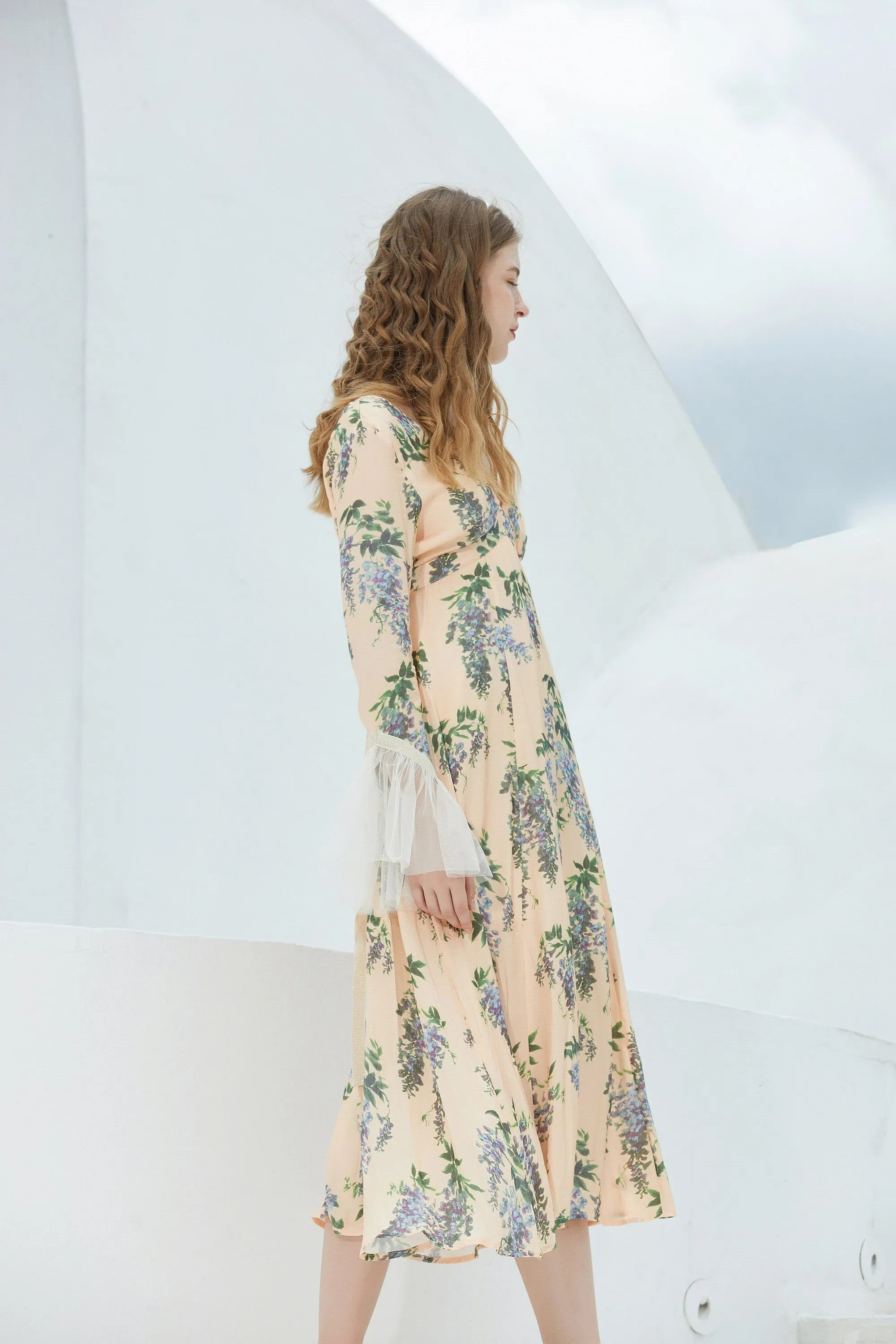 ST | Wisteria Ribbon Maxi Dress
