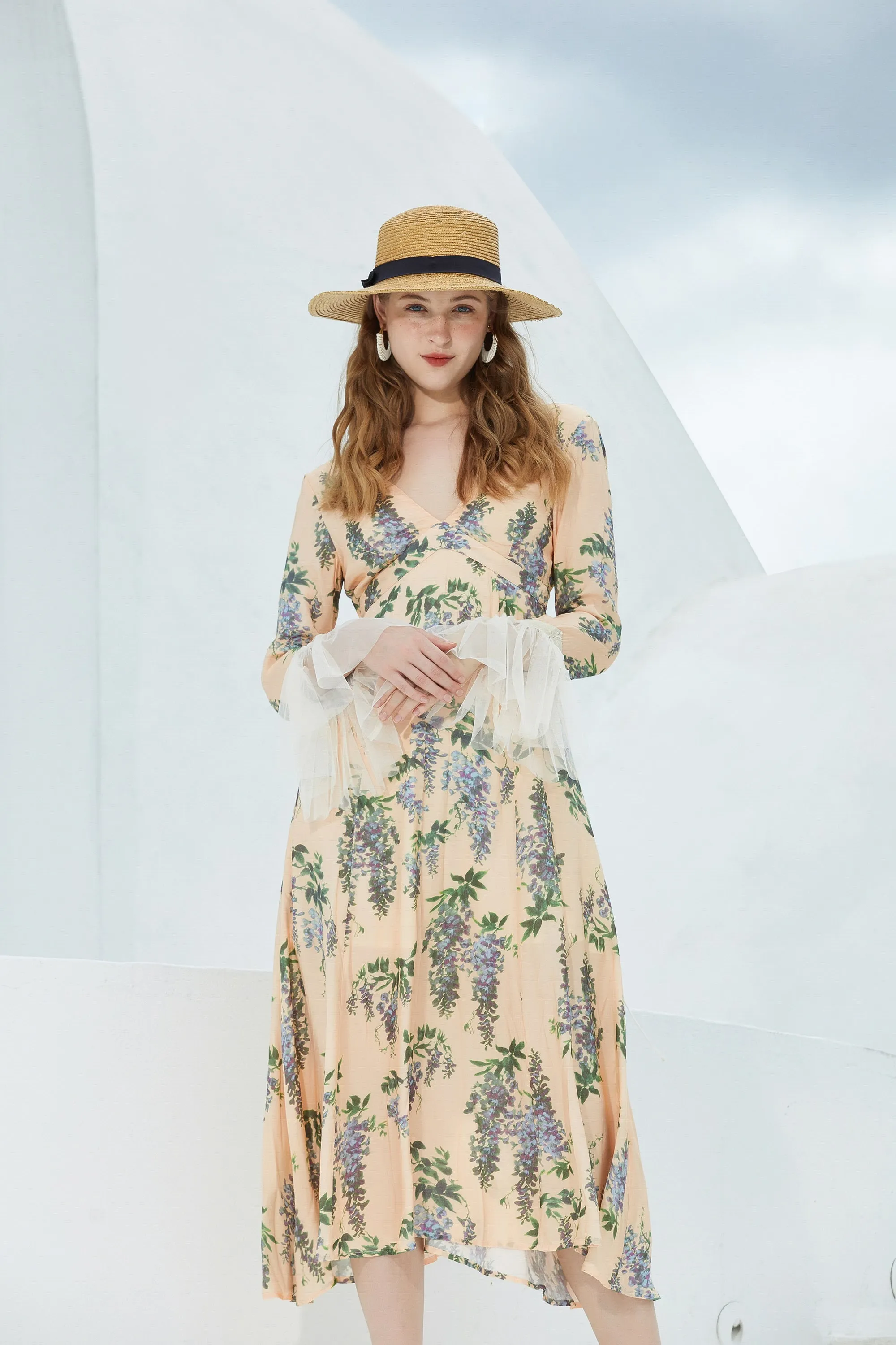 ST | Wisteria Ribbon Maxi Dress