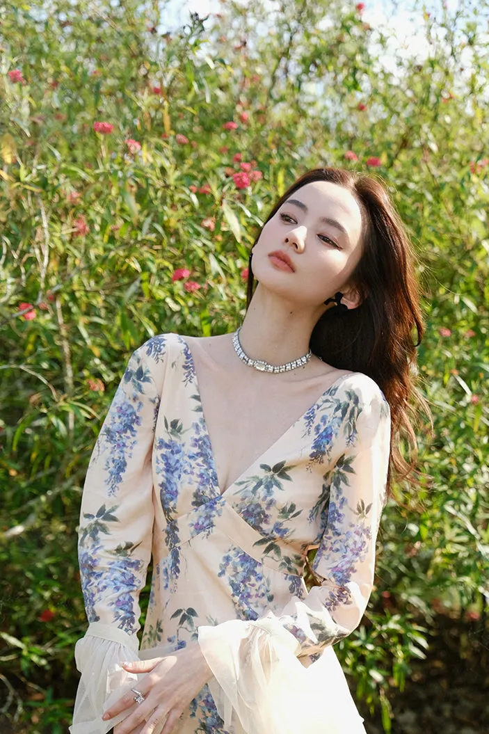 ST | Wisteria Ribbon Maxi Dress