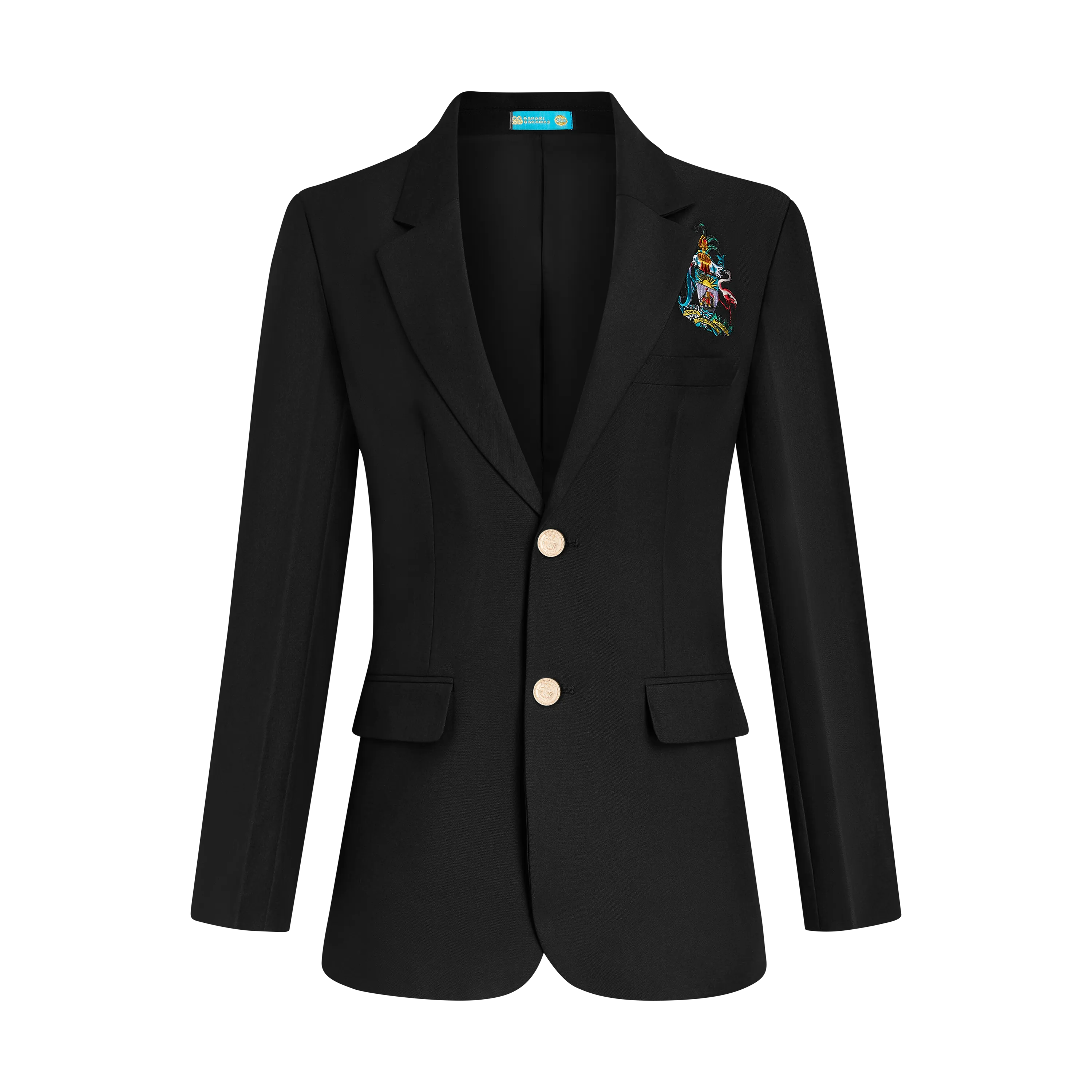 THE WOMEN'S OVERSIZED DIPLOMAT BLAZER-BLACK