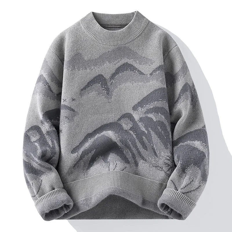 Toleet fall outfits men Black Friday Cyber Monday Christmas Sweater Men's Knitwear Autumn Velvet Sweater