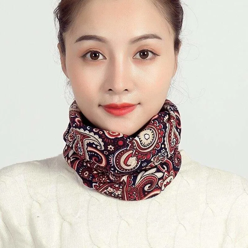 Unisex Cotton Ring Neck Scarf