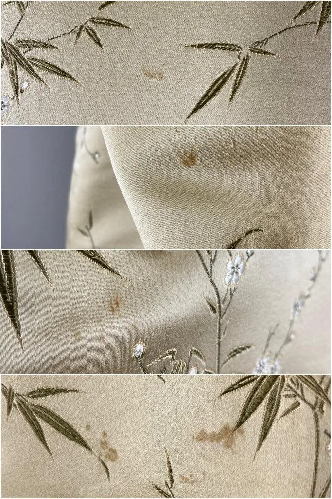 Vintage Gold Satin Brocade Jacket