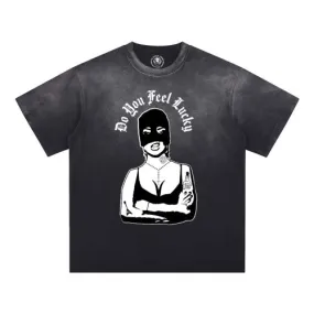 Washed Do You Feel Lucky T-Shirt