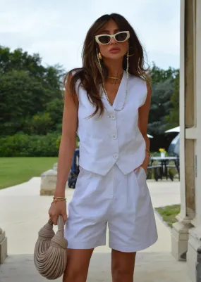 White Loose-Fit-Waistcoat