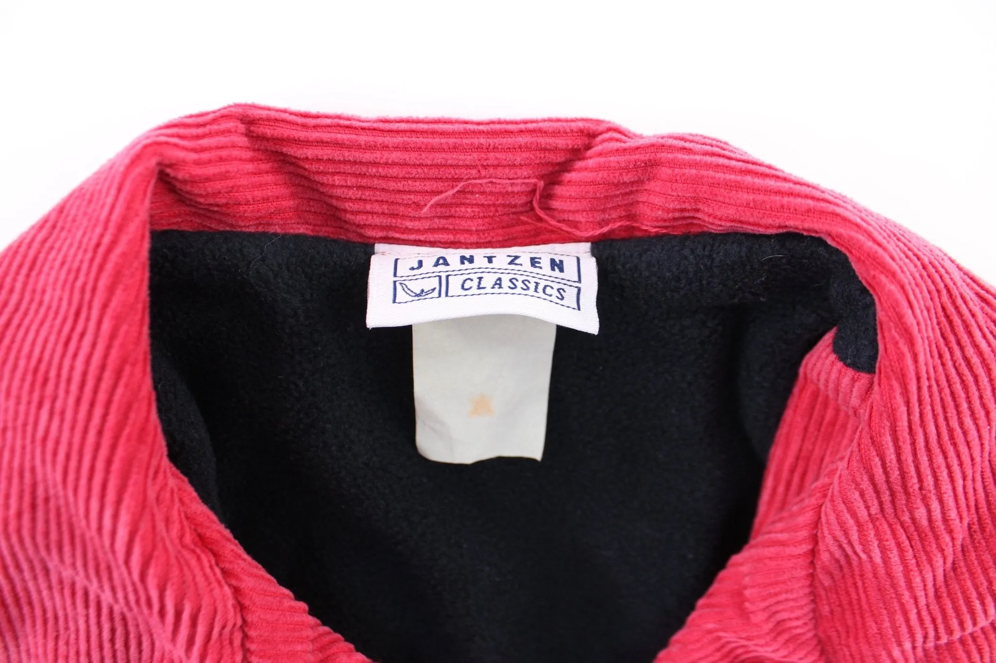 Women's Jantzen Classics Red Corduroy Coat